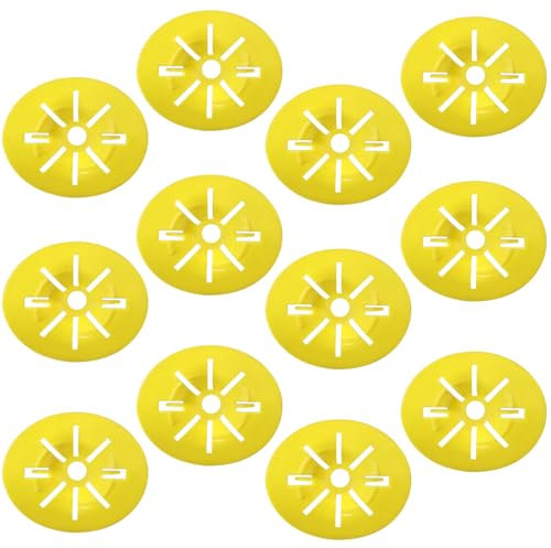 GeeRic Lot de 12 Pièges à Guêpes en Plastique à Suspendre en Forme de Fleur, Réutilisables pour la Lutte Antiparasitaire en Extérieur, pour Jardins, Terrasses et Fermes