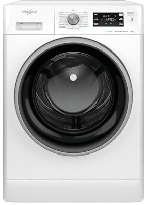 Whirlpool FFB R849 BSV IT - Lavatrice 9 kg Libera Installazione, Carica Frontale, 1400 Giri/Min, Classe A-20%, Tecnologia 6° SENSO, Vapore Steam Refresh, FreshCare+. Dimensioni: 59,5cm x 63cm x 85cm