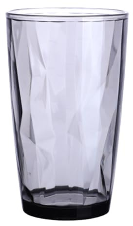 Bicchiere trasparente a doppia parete | Bicchiere trasparente per bevande da ristorante | Tazza per bevande da ristorante trasparente, tazze riutilizzabili completamente trasparenti, lavabili in