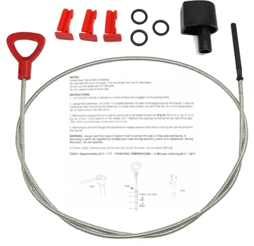 Callume Automatisk växellåda mätsticka 1220 mm kompatibel med Mercedes W203 | Oljemätsticka för W163 W208 W210 W220; referensnummer: 140589152100, 1405891521, 140-589-15-21, 168589012100.