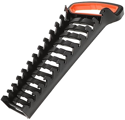 POPETPOP Soporte Para Llaves De Carraca y Combinadas Múltiples Ranuras, Organizador Resistente Para Taller y Garaje, Almacenaje Portátil Para 12 Piezas, Uso Profesional y Bricolaje