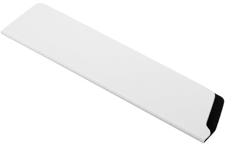 PATIKIL Fodere Per Coltelli In ABS, 22x5.5 cm Fodera Protettiva Universale Per Lame Con Rivestimento In Floccato Per Cucina Domestica, Bianco