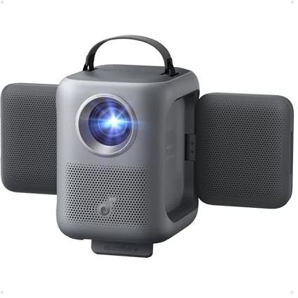 Anker Nebula P1i Portable Projector with WiFi and Bluetooth by soundcore, Flippable Design, 1080P FHD, 380 ANSI Lumens, Auto Focus/Keystone, All-Glass Lens, Built-in Speaker