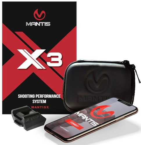 Mantis X3 Shooting Performance System |Dry Fire Training System | Works with Any Pistol, Rifle, or Airsoft/CO2 | Score & Analyze Every Shot with Free App | Shooting Practice at Home