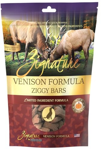 Zignature Venison Limited Ingredient Formula Biscuit Dog Treats 12oz
