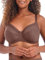 Fantasie Women's Fusion Underwire Side Support Bra Full Coverage, Sheer, Coffee Roast, 34GG US