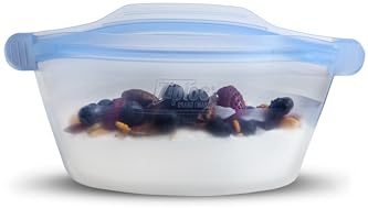 Ziploc Endurables Medium Container, 4 Cups, Reusable Silicone Bags and Food Storage Meal Prep Containers for Freezer, Oven, and Microwave, Dishwasher Safe