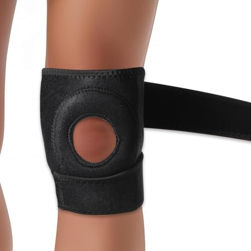 Giantree Kniebandage Männer Damen, Einstellbare Kniestütze Atmungsaktiv Bandage Knie Mit Seitenstabilisatoren Und Patella Pad Für Meniskusriss Arthritis Gelenkschmerzen Laufen Volleyball Sport