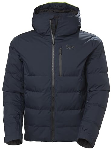 Helly-Hansen KVITFJELL Race Puffy Jacket - Men's Warm, Protective, Athletic-Insulated Ski Coat, 597 Navy, L
