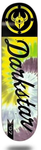 Darkstar monopatin Skate Skateboard Deck Tabla - contra Yellow 8.0