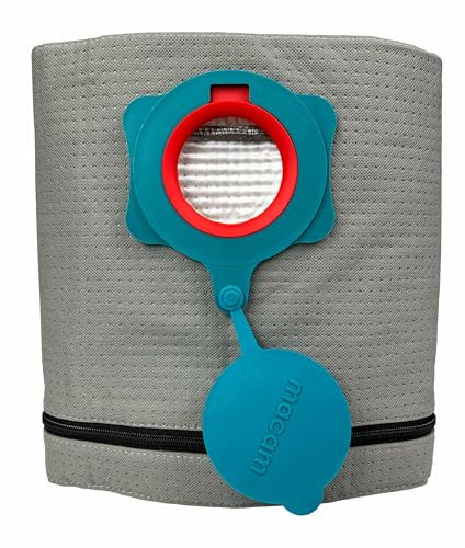 Macam Sac à poussière réutilisable longue durée compatible avec les aspirateurs Makita VC2012, VC2512, VC3012, VC4210 (VC2012)