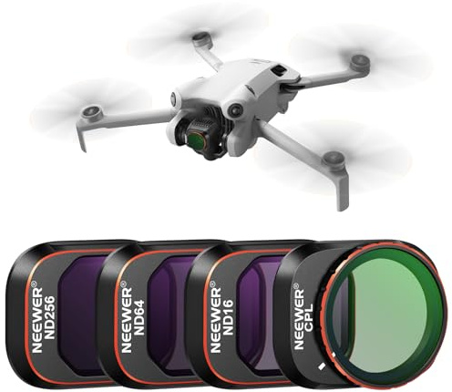 NEEWER ND & CPL Filter Set Compatible with DJI Mini 4 Pro, 4 Pack