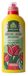 Generico Concime liquido universale con microelementi per piante verdi e piante fiorite - Agraria Braidese - 1 litro