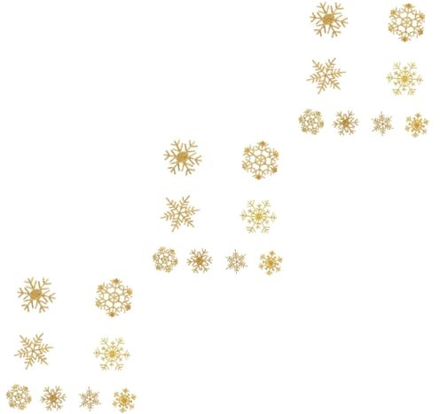 SEWACC Stk Bestickter Aufnäher Mit Schneeflocken Winter-stickpatches Gestickte Weihnachtsaufnäher Stoffflecken Mit Schneeflocken Schneeflockenflecken Für Kleidung Polyestergarn