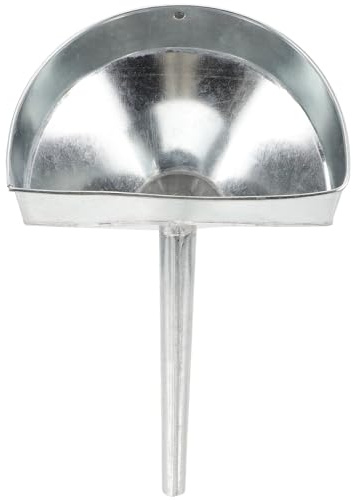 Ipetboom Entonnoir à Essence Embout Long Coudé pour Voiture et Moto en Fer Filtre Inox Bouche Large Anti-fuite, Léger et Facile à Fixer pour Ravitaillement