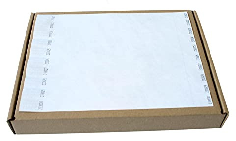 MP - Tyvek Pulseras 1000 unidades para Eventos, Color Blanco