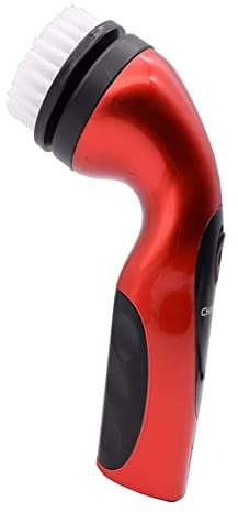 Lucidascarpe elettrica in pelle, lucidascarpe elettrica automatica automatica Kit portatile multifunzione Lucidatura scarpe/lucidatrice/spazzola per rimuovere la pelle morta lucidascarpe (rosso A)