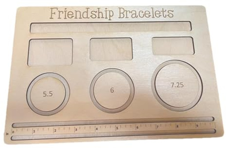 Zasdvn Armbandbräda för armbandstillverkning, pärlbräda för smyckestillverkning, träarmband tillverkningsbräda | liten pärlbräda för armbandstillverkning, professionell armbandsplatta för