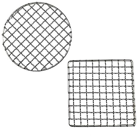 Cabilock Grille De Barbecue en Fil De Fer pour Barbecue Extérieur Antiadhésive Robuste Facile À Nettoyer