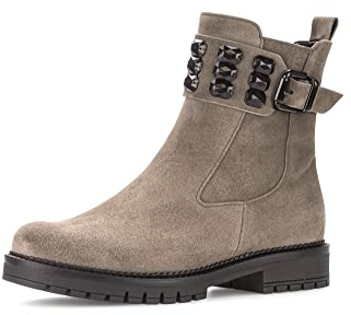 Gabor Mujer Botines, señora Botas Chelsea,Plantilla Desmontable,Botas,Medias Botas,Botines,Botas de Deslizamiento,Marrón (Braun) / 30,37 EU / 4 UK
