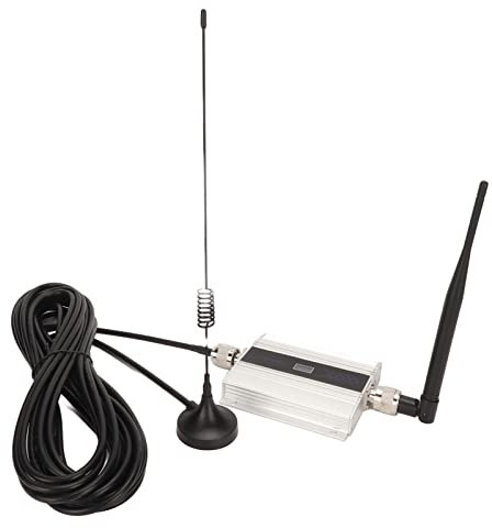Septpenta Amplificador de Señal de Telefonía Móvil, Compatible con el Sistema de Telefonía Móvil Android y el Sistema Operativo, GSM900MHZ 2G Repetidor, Booster Repetidor Amplificador (EU)