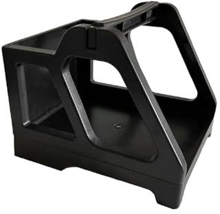 1 Piece Label Holder, Thermal Label Box, Label Tray, Desktop Label Dispenser, Sheet Box, Office Supplies, Suitable for Roll Paper Labels, Folding Labels (Black)