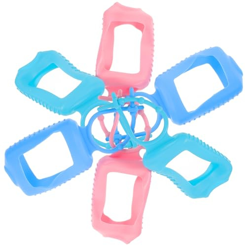 OSALADI Set 6 Manicotti in Silicone per Bottiglie da 50Ml Custodia Copribottiglia Riutilizzabile Resistente All’Usura Accessori da Viaggio Compatti per Flaconi Profumo Portatili