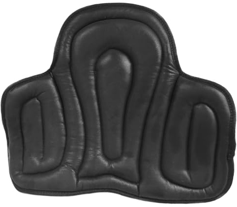 Cojín de silla de montar de cuero occidental, cojín de asiento, almohadilla de caballo absorbente de golpes con correa de fijación, suave, multiusos, 20 x 16 pulgadas, occidental, para montar a cabal