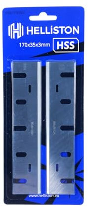 HSS Fers/Lames de rabot 170mm pour Makita 1806, 1806B, 170 x 35 x 3 mm (2 pièces)