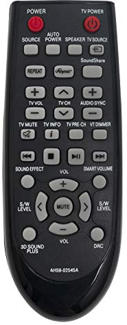 AH59-02545A Ersätt fjärrkontroll - VINABTY AH59 02545A fjärrkontroll ersättning för Samsung AH5902545A ljudsystem HWF750 HWF750/zazz01 fjärrkontroll