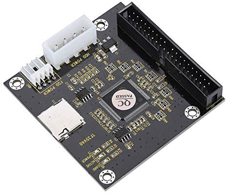Adattatore da SD a IDE, Scheda SD SDHC SDXC MMC a IDE 40P Scheda Adattatore Maschio da 3,5 Pollici a 40 Pin, per Dos/Linux/ 98SE, Me, 2000, XP e per Vista.