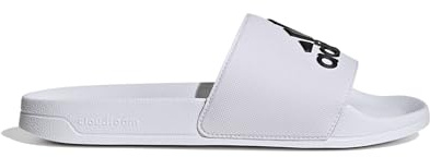 adidas Unisex Adilette Shower Slides, Cloud White/Core Black, 7 UK