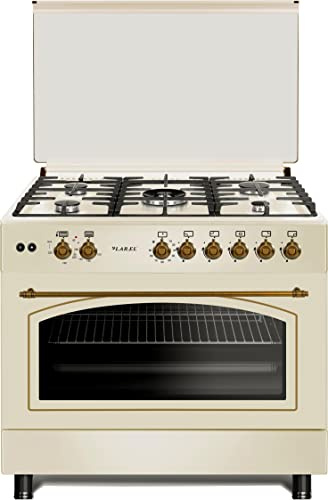 Cucina da 90x60 RUSTICA Lar.El tutto forno a Gas 5 fuochi acc. elettrica