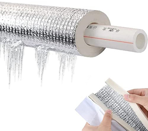 Isolation De Tuyau, Tuyau en Mousse ID 27 Mm-250 Mm pour Tuyau d'eau Chaude Et Froide, Tube D'isolation Thermique Ignifuge Étanche avec Feuille D'aluminium (Size : ID27mm(1))