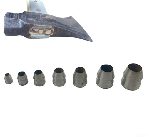 10Pcs Safety Round Handle Wedges, Handle Splitting Wedge Axe Hand Metal Wedge Round Steel Wedge For Securing Handles To Hammer Heads(10mm)