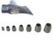 10Pcs Safety Round Handle Wedges, Handle Splitting Wedge Axe Hand Metal Wedge Round Steel Wedge For Securing Handles To Hammer Heads(10mm)