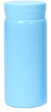 Piccola Borraccia Termica – Bottiglia d’Acqua Carina per Bevande Calde e Fredde, Mantiene Caldo per 6 ore e Freddo per 12 ore - Blu Chiaro 200 ml