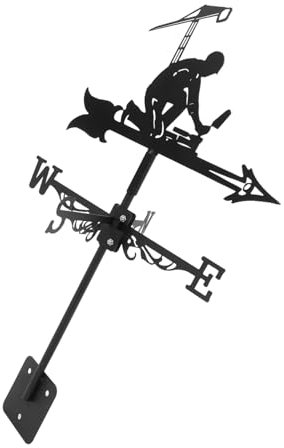 TOYANDONA Vent Indicator Girouette Vintage Garden Décoration Instrument Mesure Direction Cour Maison Garage Grange Extérieur Simple Installer