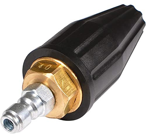 YAMATIC Pressure Washer Turbo Nozzle Tips, 360° Rotating Spray Turbo 276 Bar/4000 PSI with 1/4 inch Quick Connector for Cleaning Brick, Concrete, and Vinyl Surfaces(4.0 GPM)