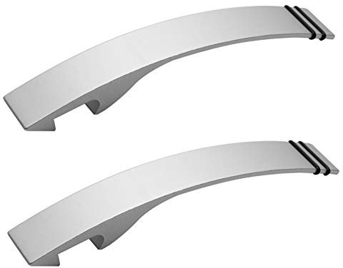 REFLECTS Flaschenöffner Aluminium mattsilber Kapselheber elegant Silber 125mm 2er Set
