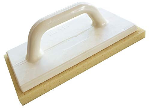 Karl Dahm Planche éponge Hydro avec tampon éponge extra fin, 14 x 28 x 2 cm, planche éponge Hydro avec support spécial fin pour un nettoyage propre et efficace des joints – 12776