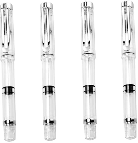 CORHAD Recargable 4 Piezas Pluma Fuente Cepillo Pluma De Dibujo De Tinta Recargable De Pincel e De Tinta es De Pincel De Caligrafía De Dibujo