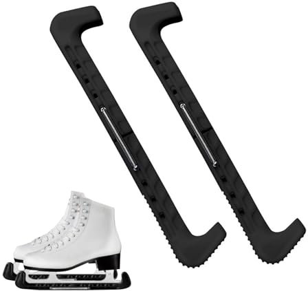ARTGUTS 2 Stück Kufenschoner Schlittschuhe,Eiskunstlauf Schlittschuhe,Verstellbarer Schlittschuhschutz,mit Spring Schlittschuhe Zubehör für Kinder Erwachsene Jugendliche