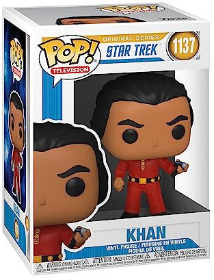 Funko POP! TV: Star Trek - Khan - Star Trek the Original Series - Collectable Vinyl Figure - Gift Idea - Official Merchandise - Toys for Kids & Adults - TV Fans - Model Figure for Collectors