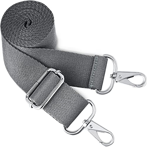 BOACAY Correa Bolso Bandolera, Cinta de Hombro Ajustable y Intercambiable para Mujer y Hombre, Tira Ancha de Reemplazo, Accesorio Universal con Clips