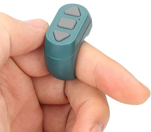 Yunseity Bluetooth-fjärrkontroll Page Turner för Tiktok, Scrolling Ring Clicker för Selfie-videoinspelning E-bok, Fjärrkontroll för kameraslutare för Android, OS X