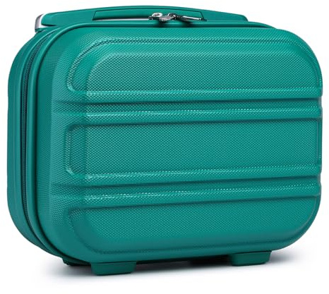 Kono Kosmetikkoffer Schminkkoffer Box Organizer Beauty Case, türkis, 30,5 cm, Kosmetikkoffer