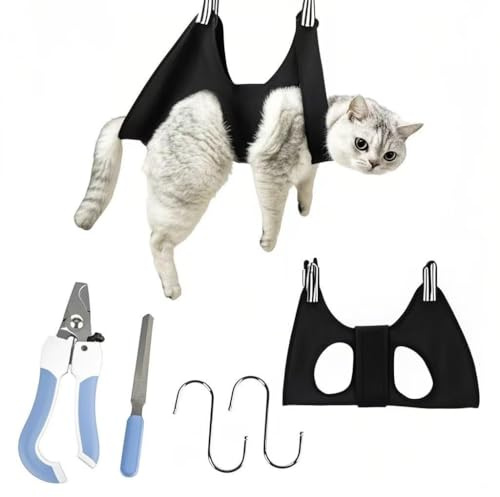 Hamac Toilettage Chien, Hamac De Toilettage pour Chat, Harnais pour Chien pour Couper Les Ongles, Soigner Les Griffes Et Laver L'animal (Taille S)