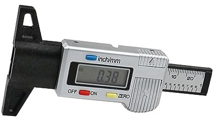 Zerodeko Tachimetro Digitale Per Profondità Tread Strumento Misurazione Alta Precisione Con Display Elettronico Argento Senza Imballaggio Per