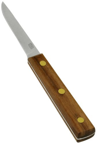 Chicago Cutlery 5-Inch Boning Knife with Ultra-Sharp Stainless Steel Blades, Utility Knife for Meal Prep and General Cooking, Walnut Tradition Handle Kitchen Knife